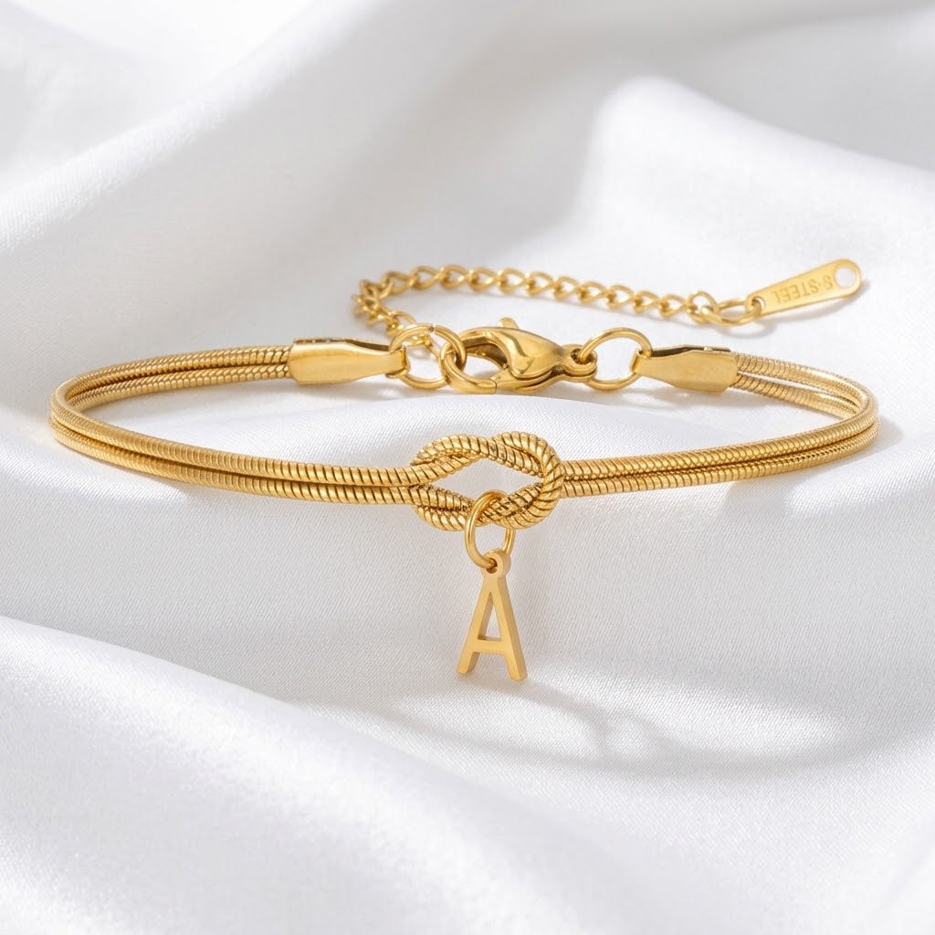 Initial Knot - Ett forever armband